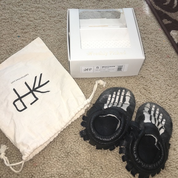skeleton moccasins